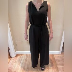 Nordstrom Black Belted Jumpsuit